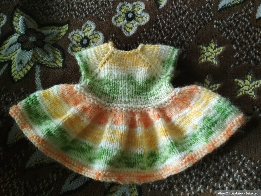 Вязанная одежда для куклы Топтыжки ГДР Spielzeug Rauenstein