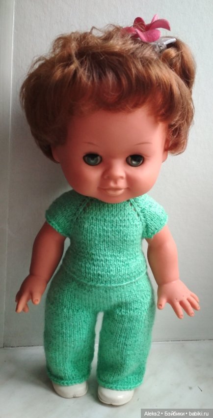 Вязанная одежда для куклы Топтыжки ГДР Spielzeug Rauenstein (фото 5)