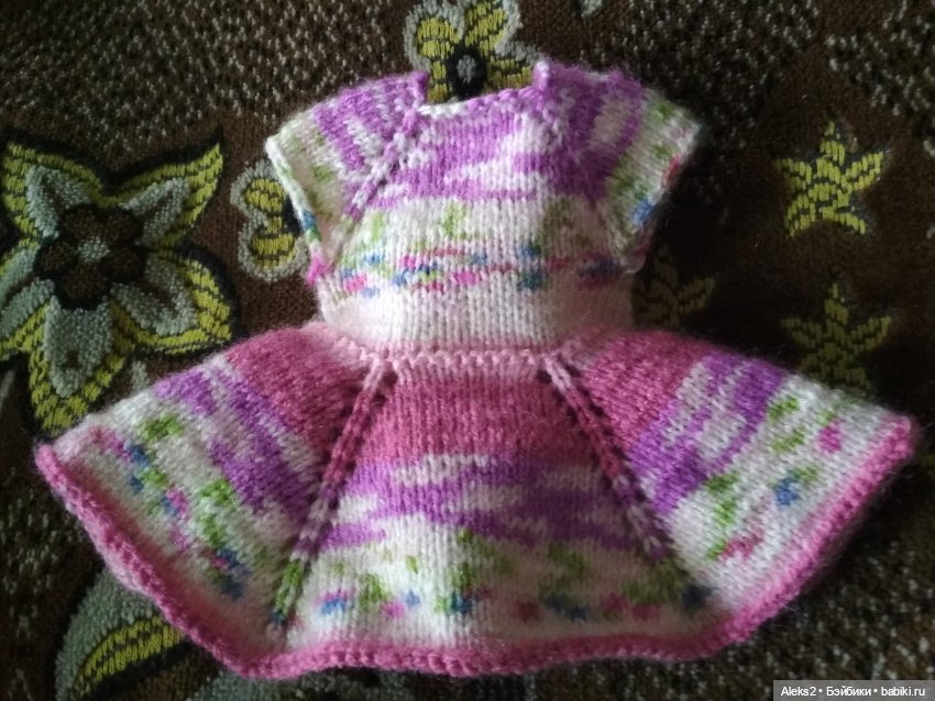 Вязанная одежда для куклы Топтыжки ГДР Spielzeug Rauenstein