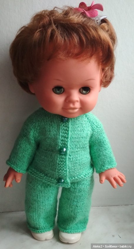 Вязанная одежда для куклы Топтыжки ГДР Spielzeug Rauenstein (фото 6)