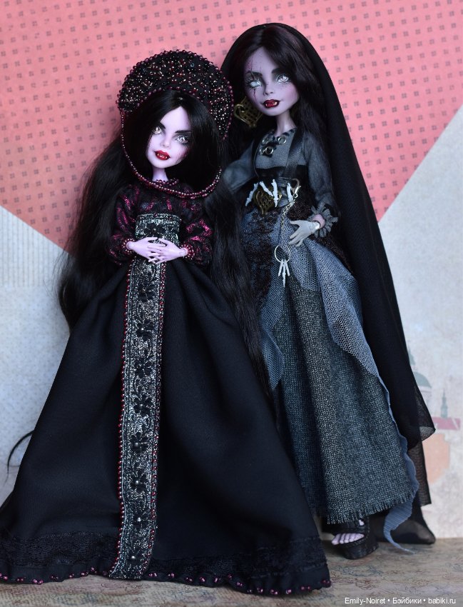Кузины-вампирши — ООАК Monster High и Ever After High: репейнт