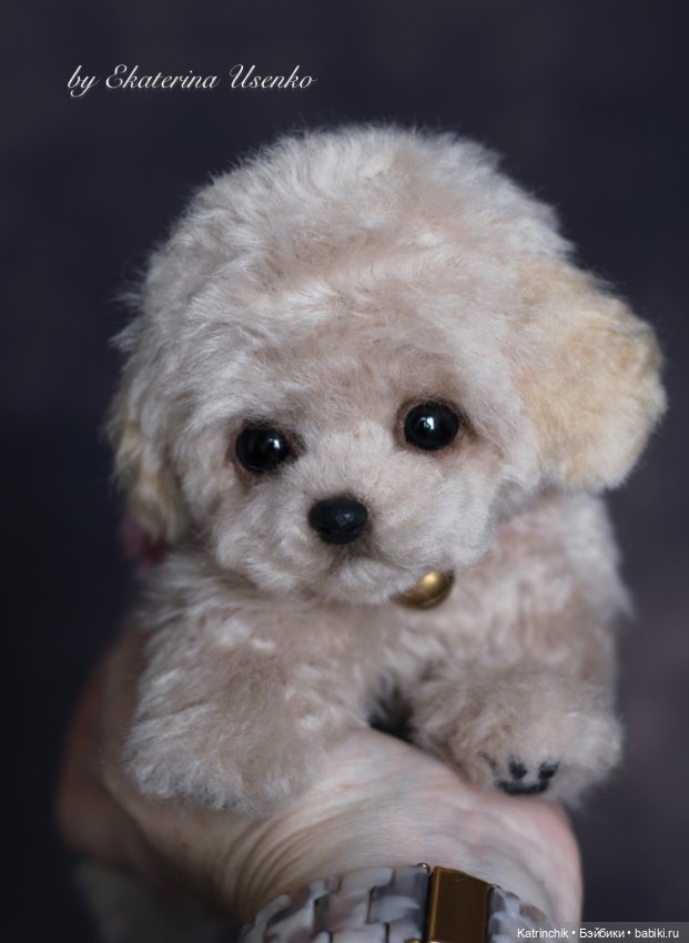 Мини щенок — Авторские игрушки из разных материалов: синельная проволока (фото 4)