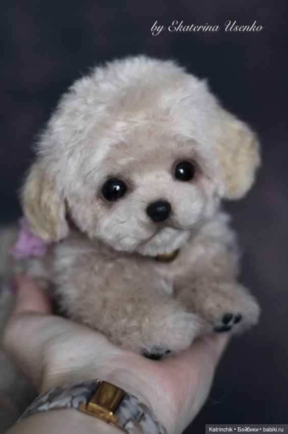 Мини щенок — Авторские игрушки из разных материалов: синельная проволока (фото 9)