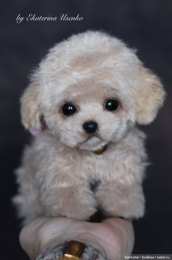 Мини щенок — Авторские игрушки из разных материалов: синельная проволока (фото 2)