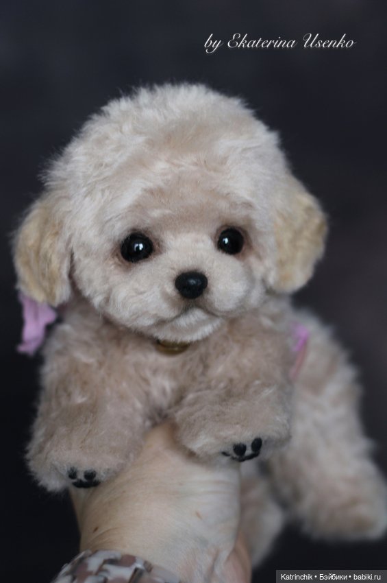 Мини щенок — Авторские игрушки из разных материалов: синельная проволока (фото 10)