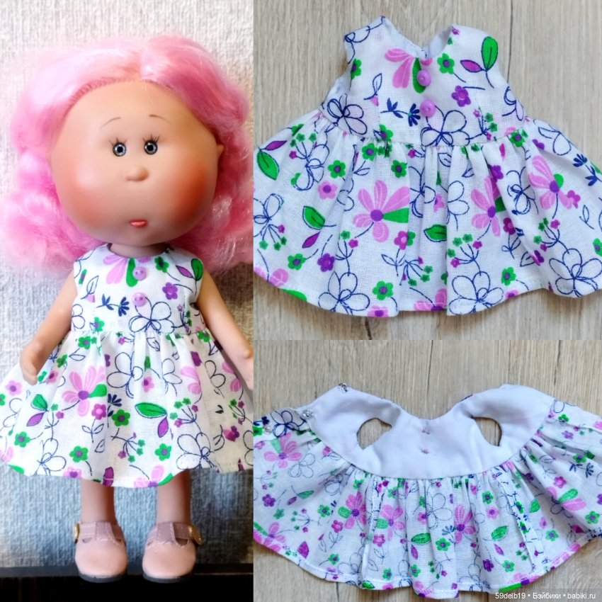 Три платья-сарафанчика для мини Мии 23 см (фото 10)