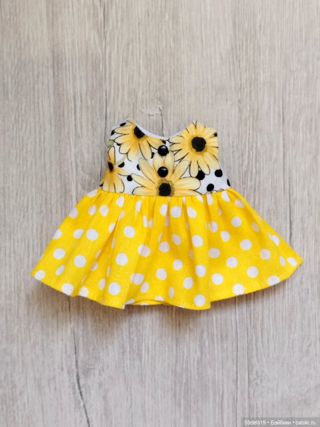 Три платья-сарафанчика для мини Мии 23 см (фото 4)