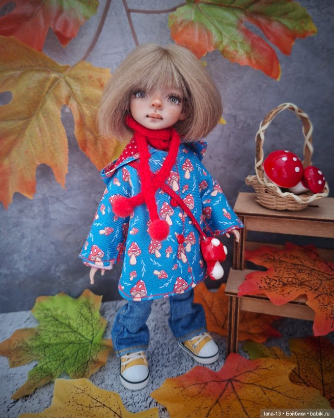 Остановка осень — Одежда и обувь для кукол своими руками: фото (фото 5)