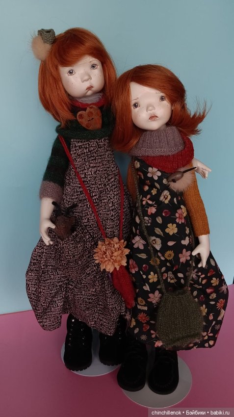 🍂 Мои девочки-осень🍁уникальные куклы папье-маше от Zwergnase (фото 10)