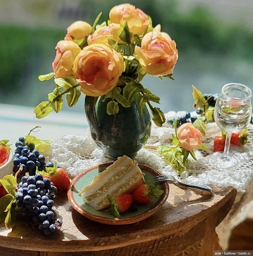 Миниатюра из пластики, автор Гося Суходольска (фото 3)