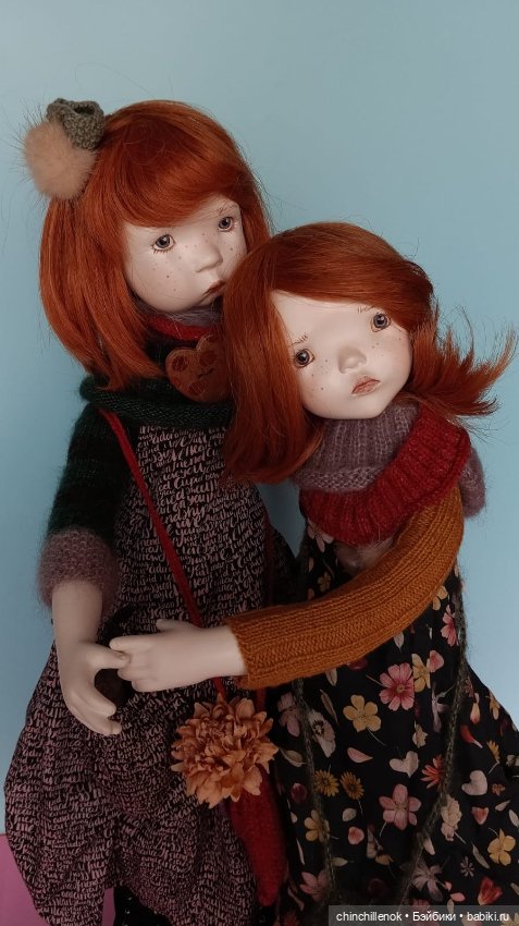 🍂 Мои девочки-осень🍁уникальные куклы папье-маше от Zwergnase (фото 6)