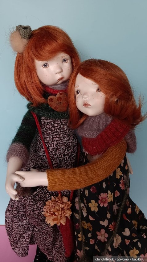 🍂 Мои девочки-осень🍁уникальные куклы папье-маше от Zwergnase (фото 8)