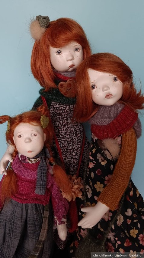 🍂 Мои девочки-осень🍁уникальные куклы папье-маше от Zwergnase (фото 3)