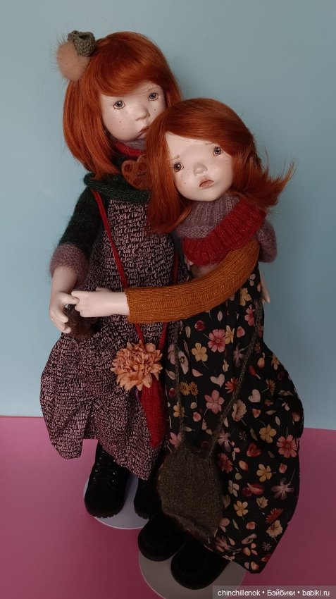 🍂 Мои девочки-осень🍁уникальные куклы папье-маше от Zwergnase (фото 4)
