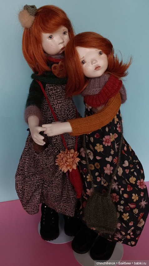 🍂 Мои девочки-осень🍁уникальные куклы папье-маше от Zwergnase (фото 5)