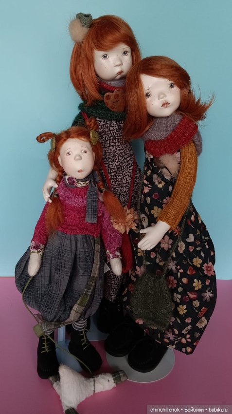 🍂 Мои девочки-осень🍁уникальные куклы папье-маше от Zwergnase (фото 2)