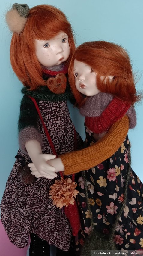 🍂 Мои девочки-осень🍁уникальные куклы папье-маше от Zwergnase (фото 9)