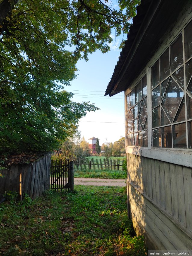 Агнес и живописные виды деревни Мста