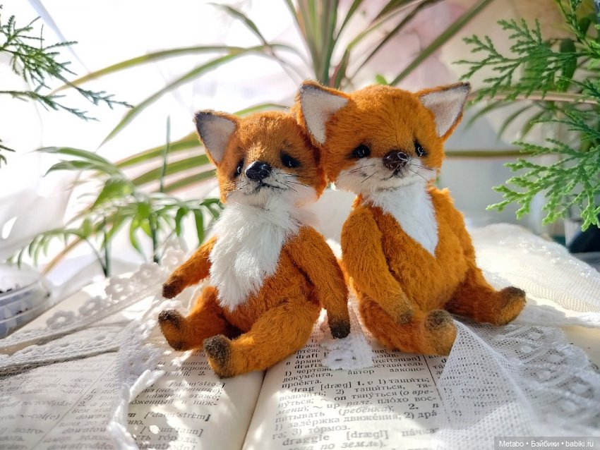 Лисята с петушками — Авторские мишки Тедди и друзья: фото (фото 4)