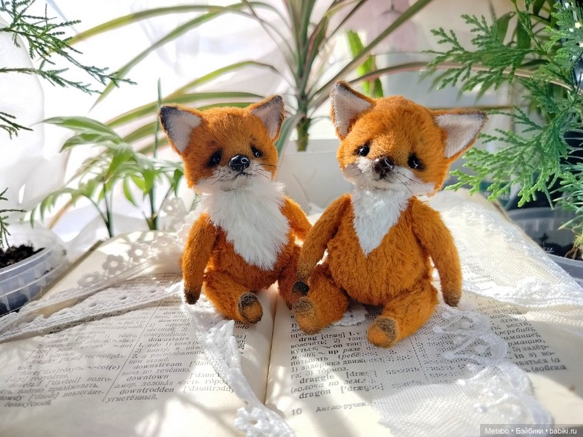 Лисята с петушками — Авторские мишки Тедди и друзья: фото (фото 5)