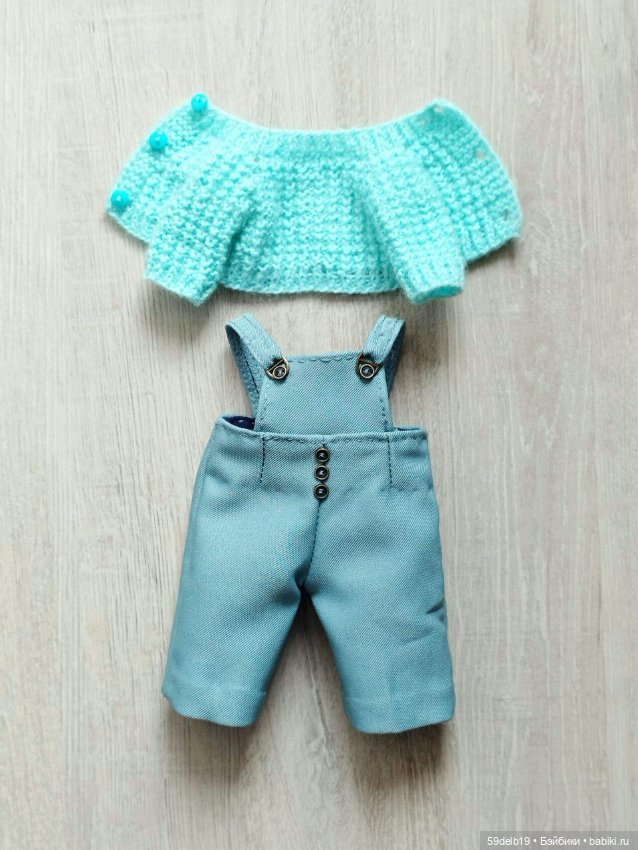 Модняшка Мия в новом комбинезоне и кофточке (фото 9)