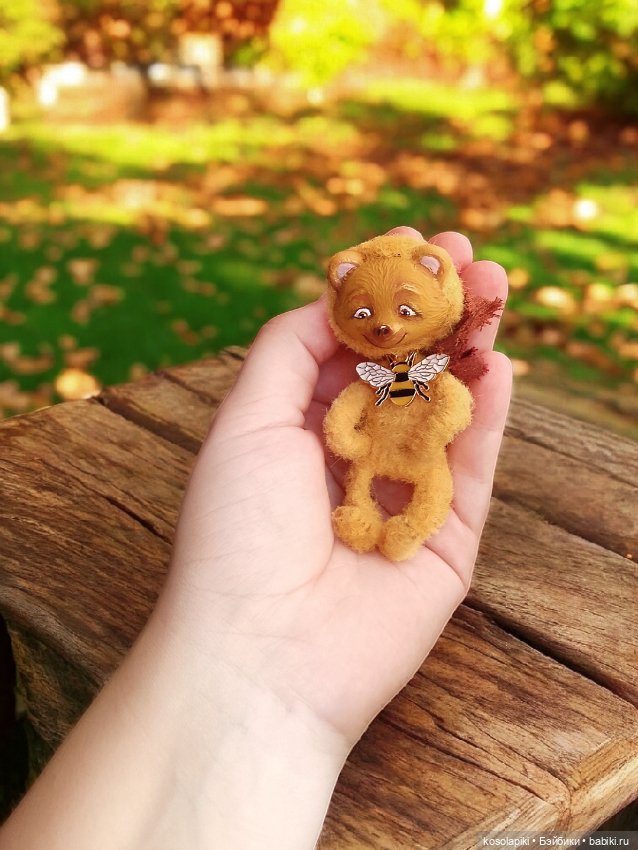 Медовый малыш 🧶 — Вязаные игрушки и амигуруми: крючком (фото 3)