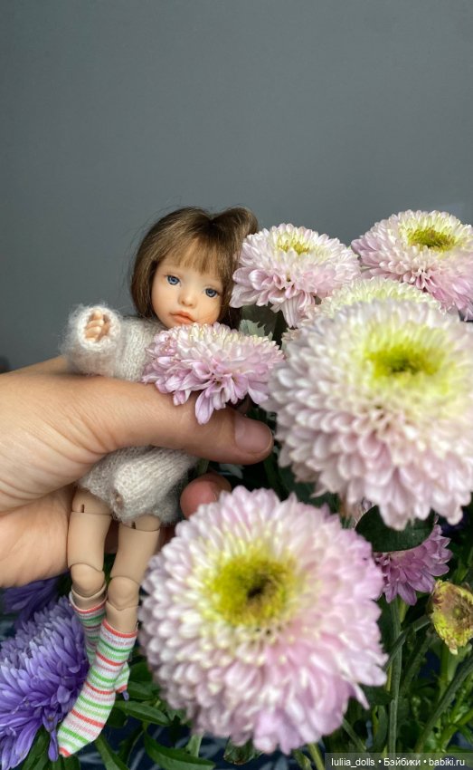 Девочки с букетом — Домашние фото авторских кукол: личные коллекции