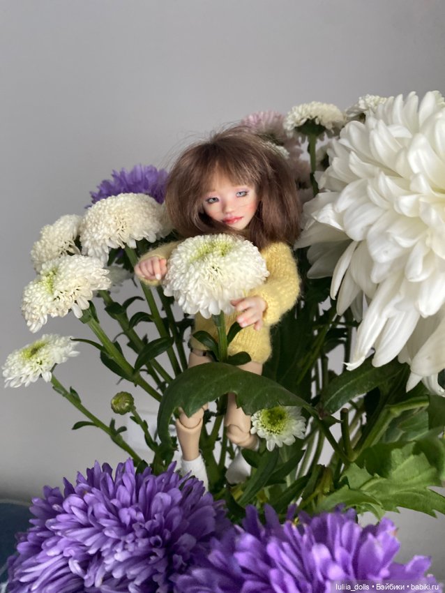 Девочки с букетом — Домашние фото авторских кукол: личные коллекции (фото 4)