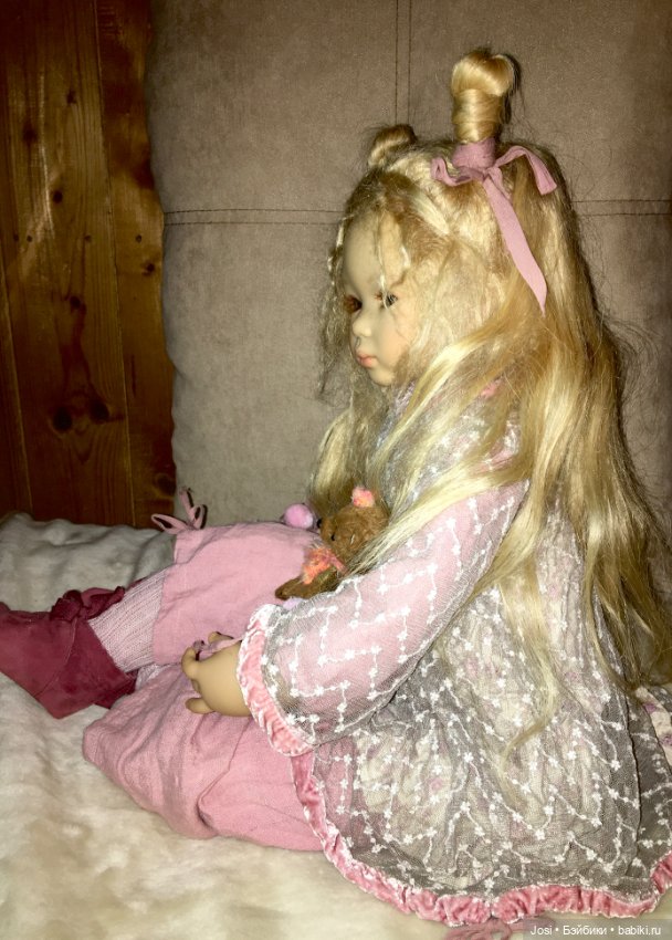 Polly с золотыми волосами 2003 от Annette Himstedt (фото 10)