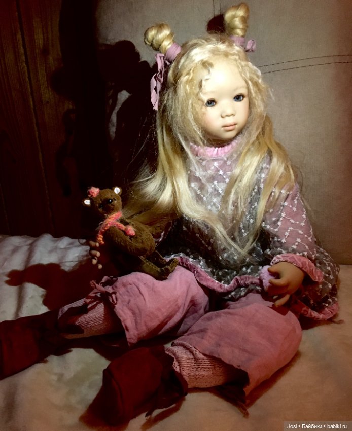 Polly с золотыми волосами 2003 от Annette Himstedt (фото 2)