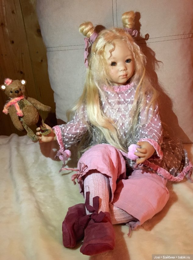Polly с золотыми волосами 2003 от Annette Himstedt (фото 3)