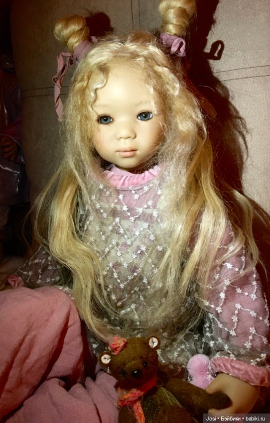 Polly с золотыми волосами 2003 от Annette Himstedt (фото 5)