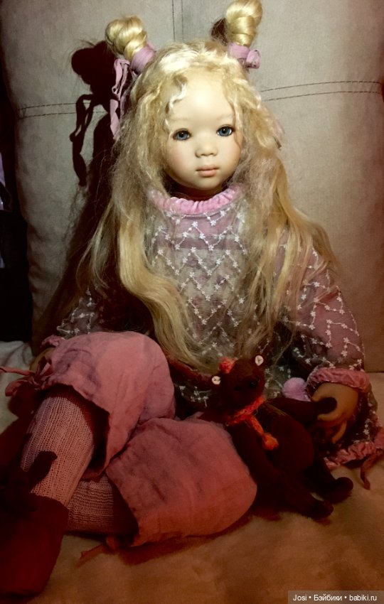 Polly с золотыми волосами 2003 от Annette Himstedt (фото 6)