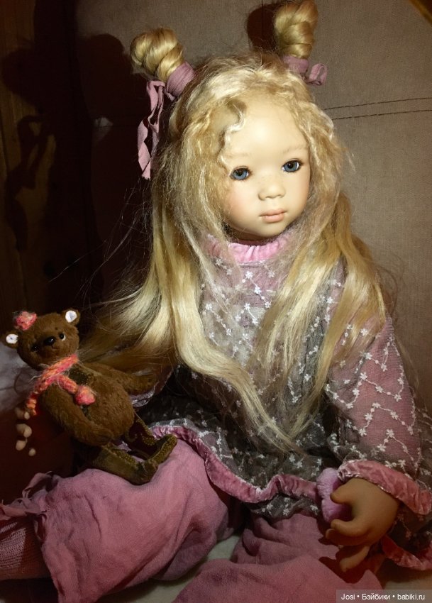 Polly с золотыми волосами 2003 от Annette Himstedt (фото 9)