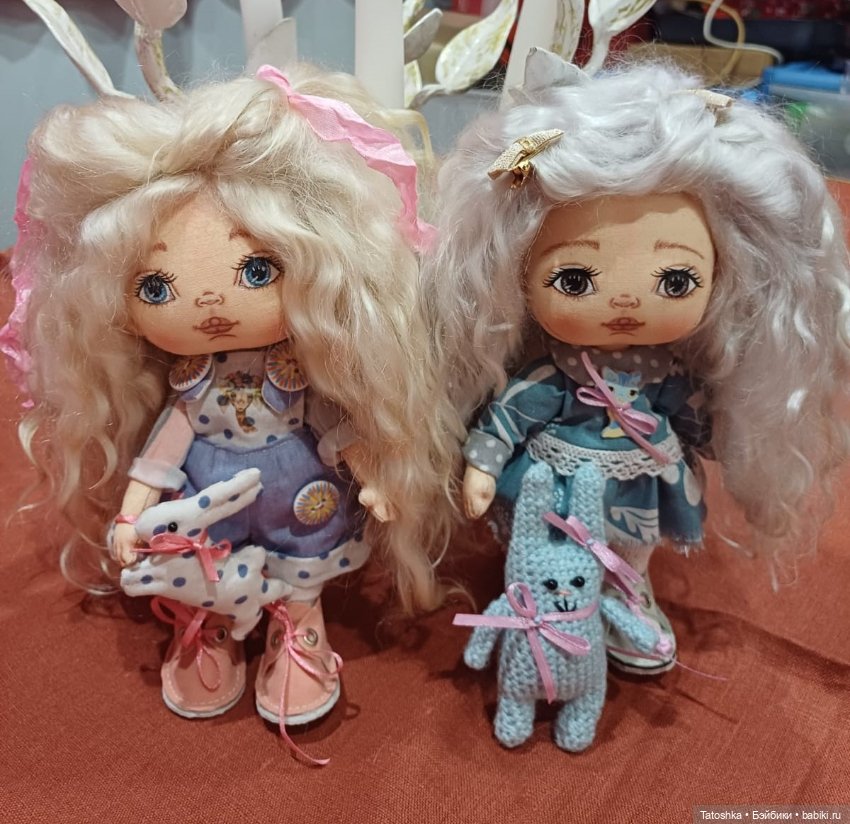 Мои первые текстильные куклы (фото 4)