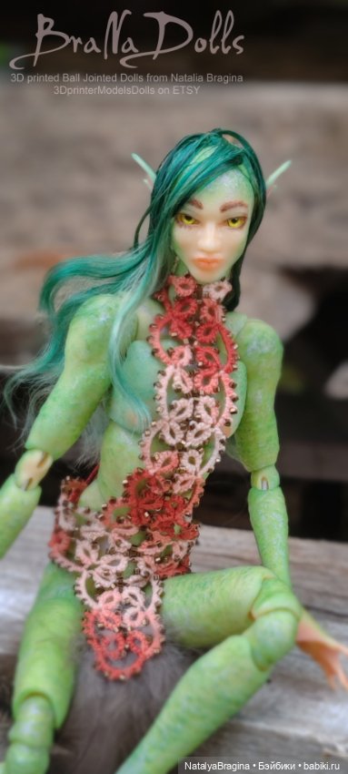 Русал мальчик Арвэн — Авторские шарнирные куклы своими руками: лепка (фото 9)