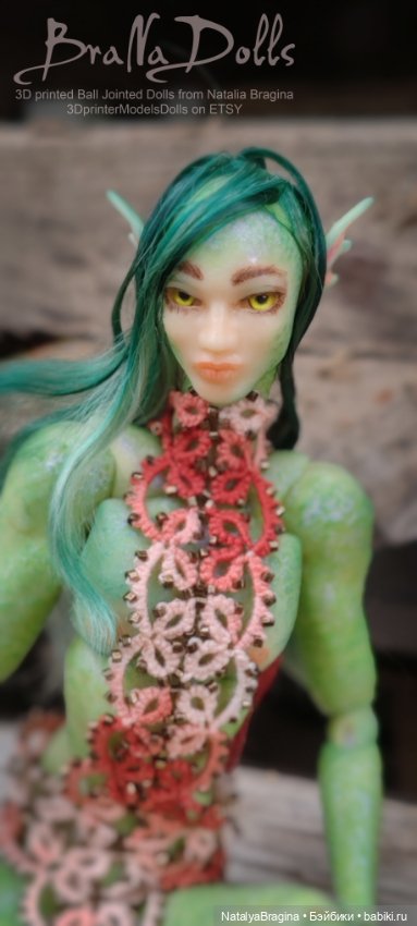 Русал мальчик Арвэн — Авторские шарнирные куклы своими руками: лепка (фото 4)