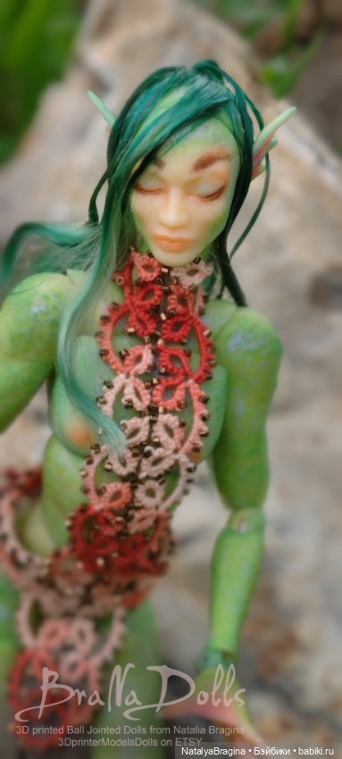 Русал мальчик Арвэн — Авторские шарнирные куклы своими руками: лепка (фото 5)