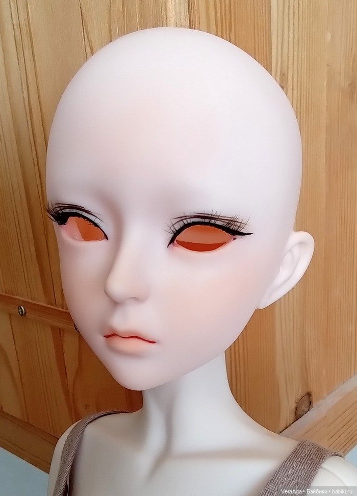 Чем убрать оранжевый пигмент с лица куклы (фото 5)