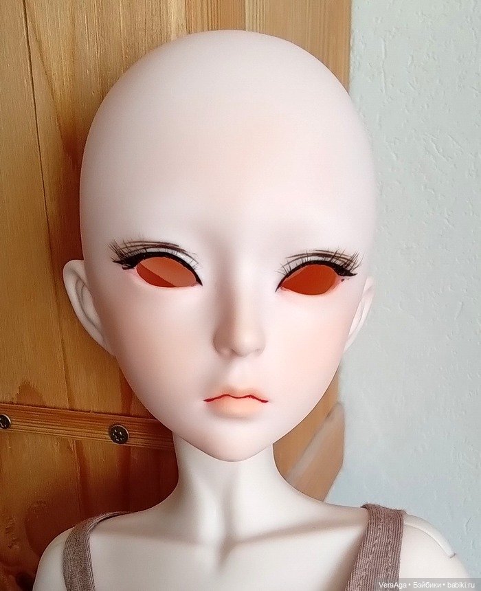 Чем убрать оранжевый пигмент с лица куклы (фото 4)