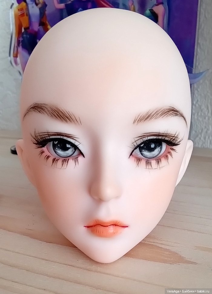 Чем убрать оранжевый пигмент с лица куклы
