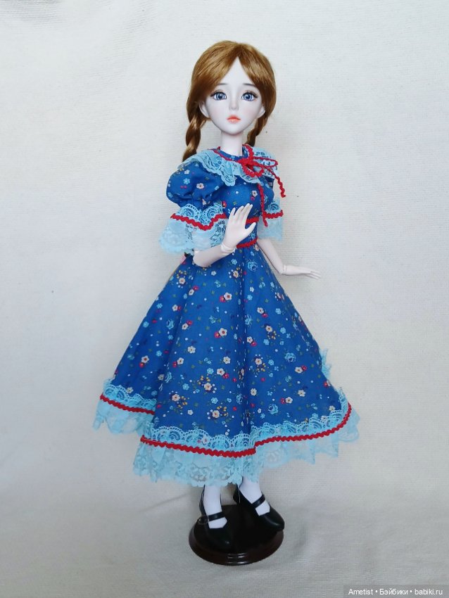 Ситцевые платья для 1/3 — Одежда и обувь для кукол своими руками: фото (фото 9)