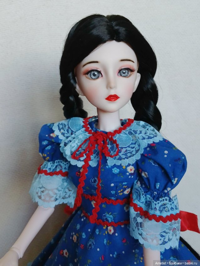 Ситцевые платья для 1/3 — Одежда и обувь для кукол своими руками: фото