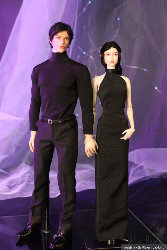 Влюбленные.❤Инфернальная парочка🖤 ООАК моего авторства. Видео + фото