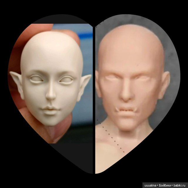 Влюбленные.❤Инфернальная парочка🖤 ООАК моего авторства. Видео + фото