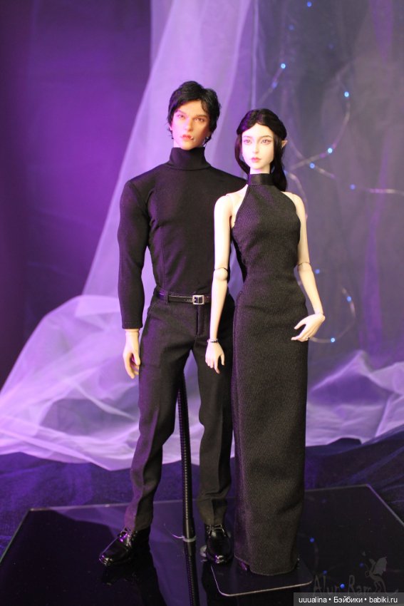 Влюбленные.❤Инфернальная парочка🖤 ООАК моего авторства. Видео + фото