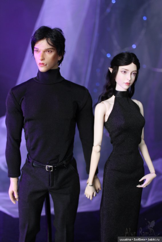 Влюбленные.❤Инфернальная парочка🖤 ООАК моего авторства. Видео + фото