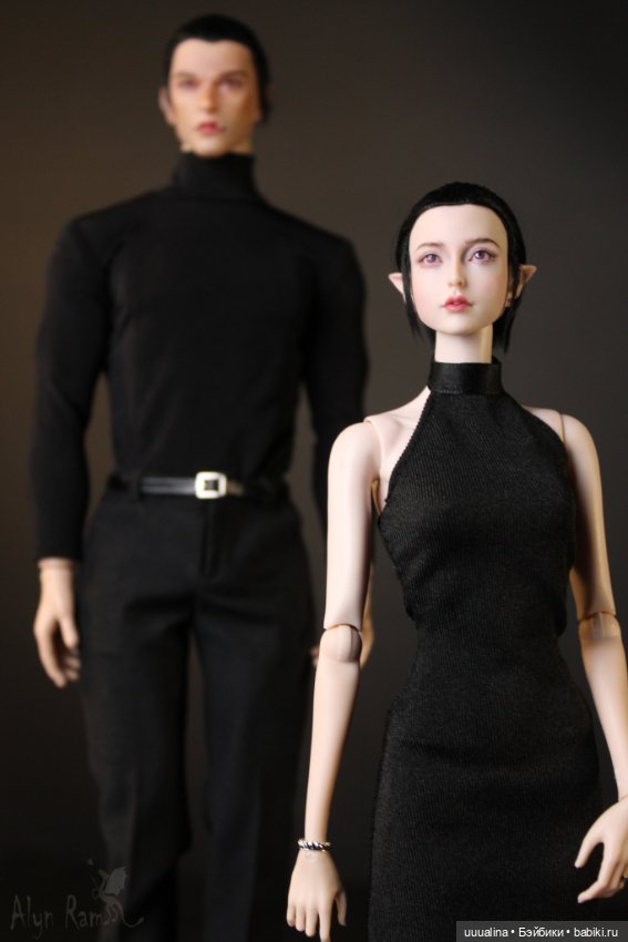 Влюбленные.❤Инфернальная парочка🖤 ООАК моего авторства. Видео + фото