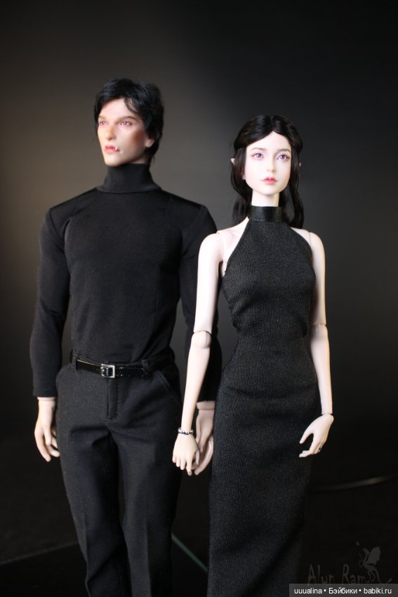 Влюбленные.❤Инфернальная парочка🖤 ООАК моего авторства. Видео + фото