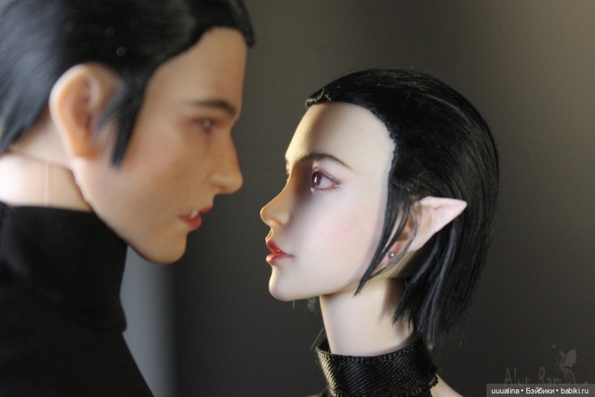 Влюбленные.❤Инфернальная парочка🖤 ООАК моего авторства. Видео + фото